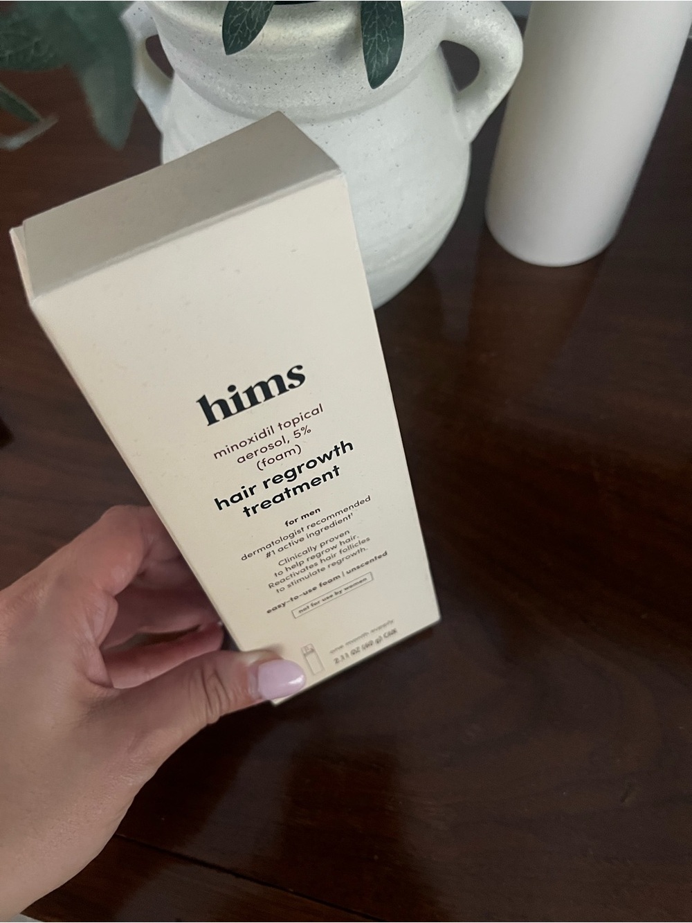 hims Hair Regrowth Treatment Foam — Neutral Beige